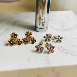 NWOT 3-set Floral Earrings 🌼